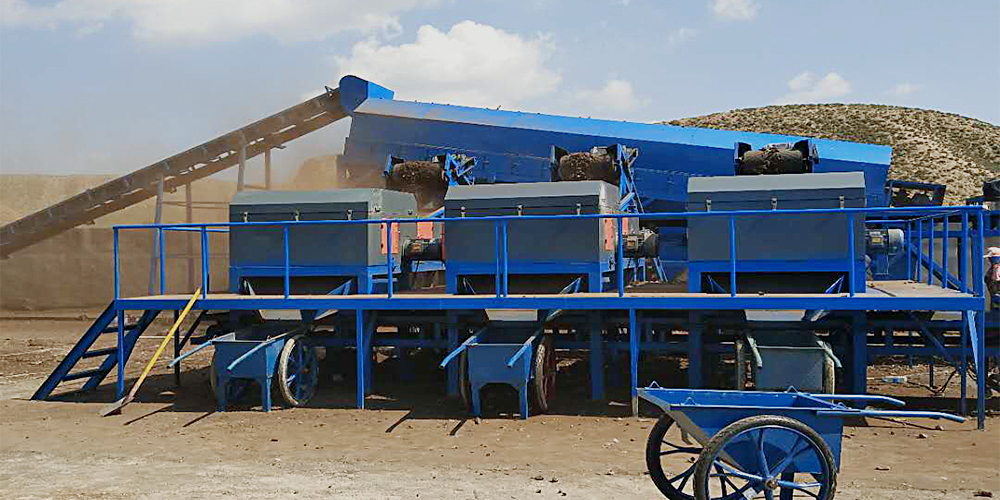 甘肅某再生資源公司分選現(xiàn)場(chǎng)